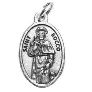 PEWTER ST ROCCO MEDAL